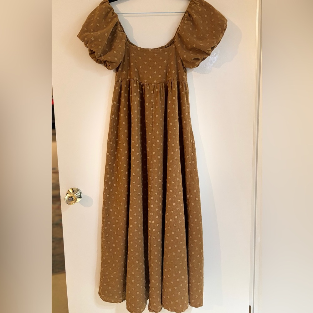 Brown cotton dress - Size XS